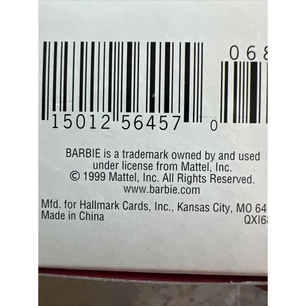 1999 Hallmark Keepsake Barbie Angel of Joy Ornament